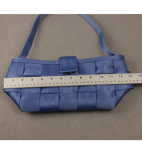 HARVEY'S Seatbelt Bag Blue Small Tote Purse Single Strap Built in the US - Picture 13 of 15